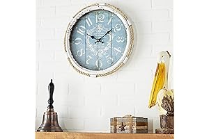 Stunning Coastal Wall Clock: A Symphony of Time and Tide