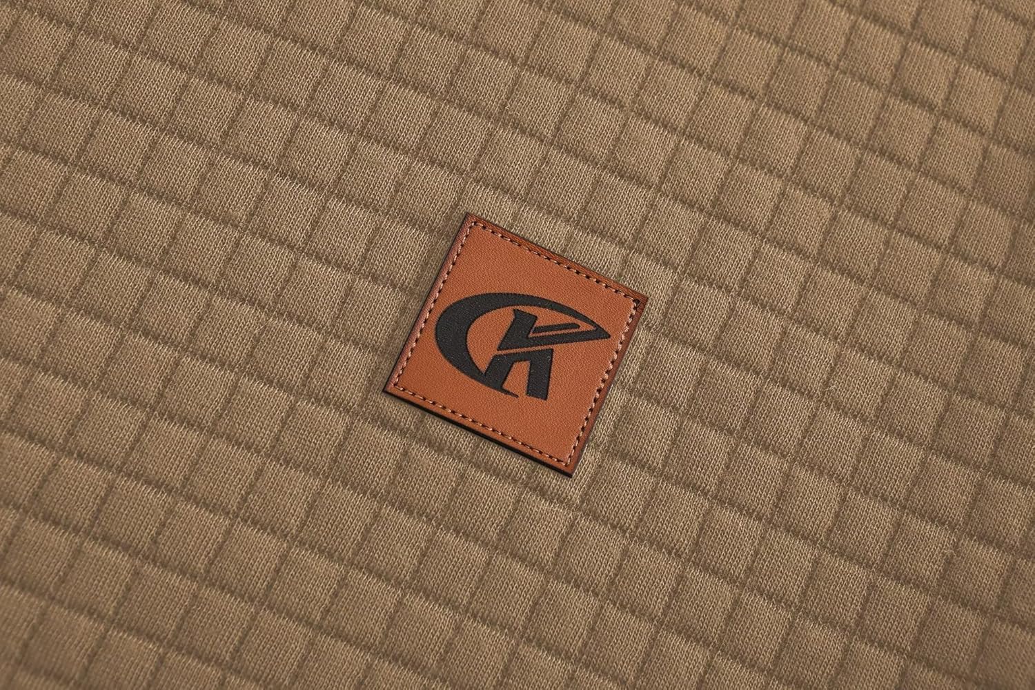 Yundobop Men's Pullover Hoodies Plaid Jacquard Long Sleeve Drawstring Hipster Casual Hooded Sweatshirts with Kanga Pockets - Image 5