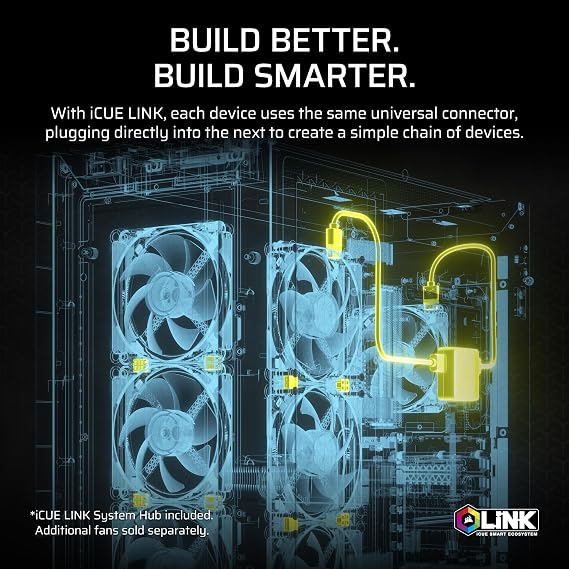 Corsair iCUE LINK TITAN 240 RX LCD Liquid CPU Cooler – 240mm AIO – Low-Noise – FlowDrive Cooling Engine – Intel LGA 1851/1700, AMD AM5/AM4 – 2x RX120 RGB Fans – iCUE LINK System Hub Included – Black