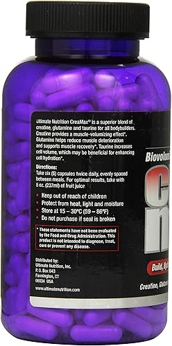 Miniatura 2 de Ultimate Nutrition Biovolumizing CreaMax, Cápsulas - 2000mg (288 Caps)