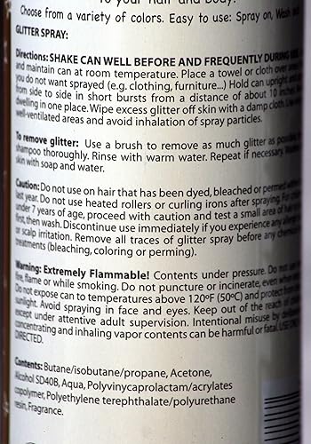 Miniatura 3 de Spray lavable temporal para el cabello color blanco ideal para el disfraz o las fiestas de Halloween