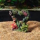 Amtra Deko versunkenes Herz - Dekoration für Süß- und Meerwasser aus Harz, für Aquarien und Fischbecken, ungiftig, 12 x 6,5 x 12,5 cm