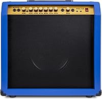 Vista 30 de LyxPro Amplificador de guitarra eléctrica de 60 vatios Combo de amplificador de estudio y escenario de estado sólido con altavoz de 10" de 4