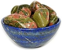 Vista 17 de Granate profundo Almandine Tumbled Stone Pebbles pulidos Natural Sparkling Gemstone Crystal Mineral Frreforma Cabujón Cabujón Espécimen Cabujón