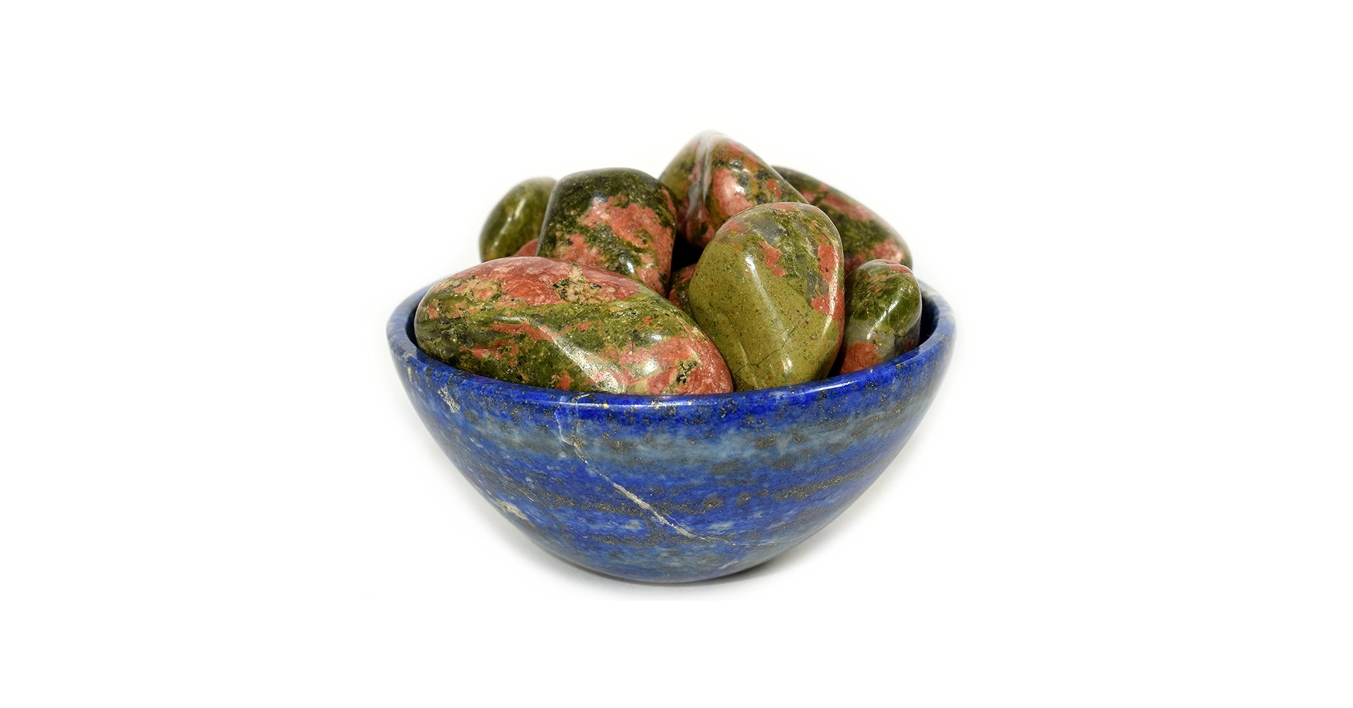 Amazon.com: Green Red Unakite Cabochon Pebbles Natural