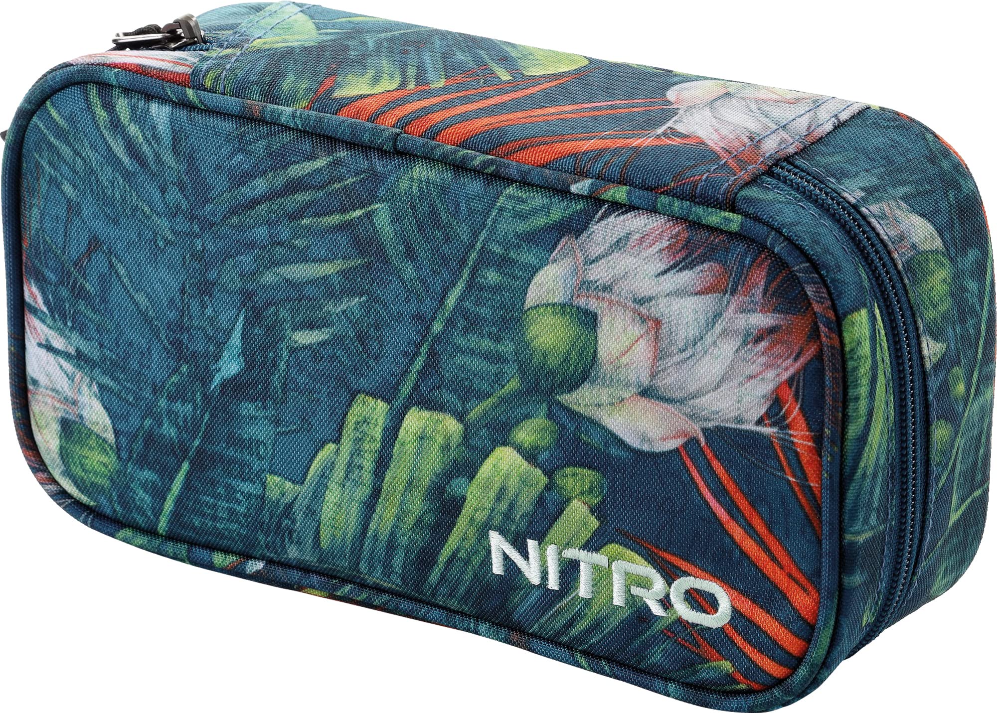 Nitro Pencil Case XL with Geo Triangle and Timetable, 21 x 10 x 6.5 cm