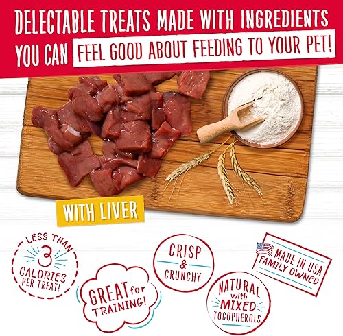 Miniatura 5 de Charlee Bear - Premios Original Crunch naturales para perro hecho en los Estados Unidos golosinas bajas en calorías para entrenar o premiar