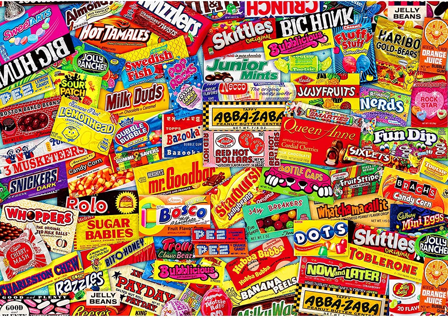 YINSHENG Jigsaw Puzzles for Adults 1000 Piece Puzzle for Adults - Crazy Candy - Jigsaws Puzzles 1000 Piece for Adults Kids Educational Game Toys Gift for Home Wall Decoration (27.6"x 19.7")