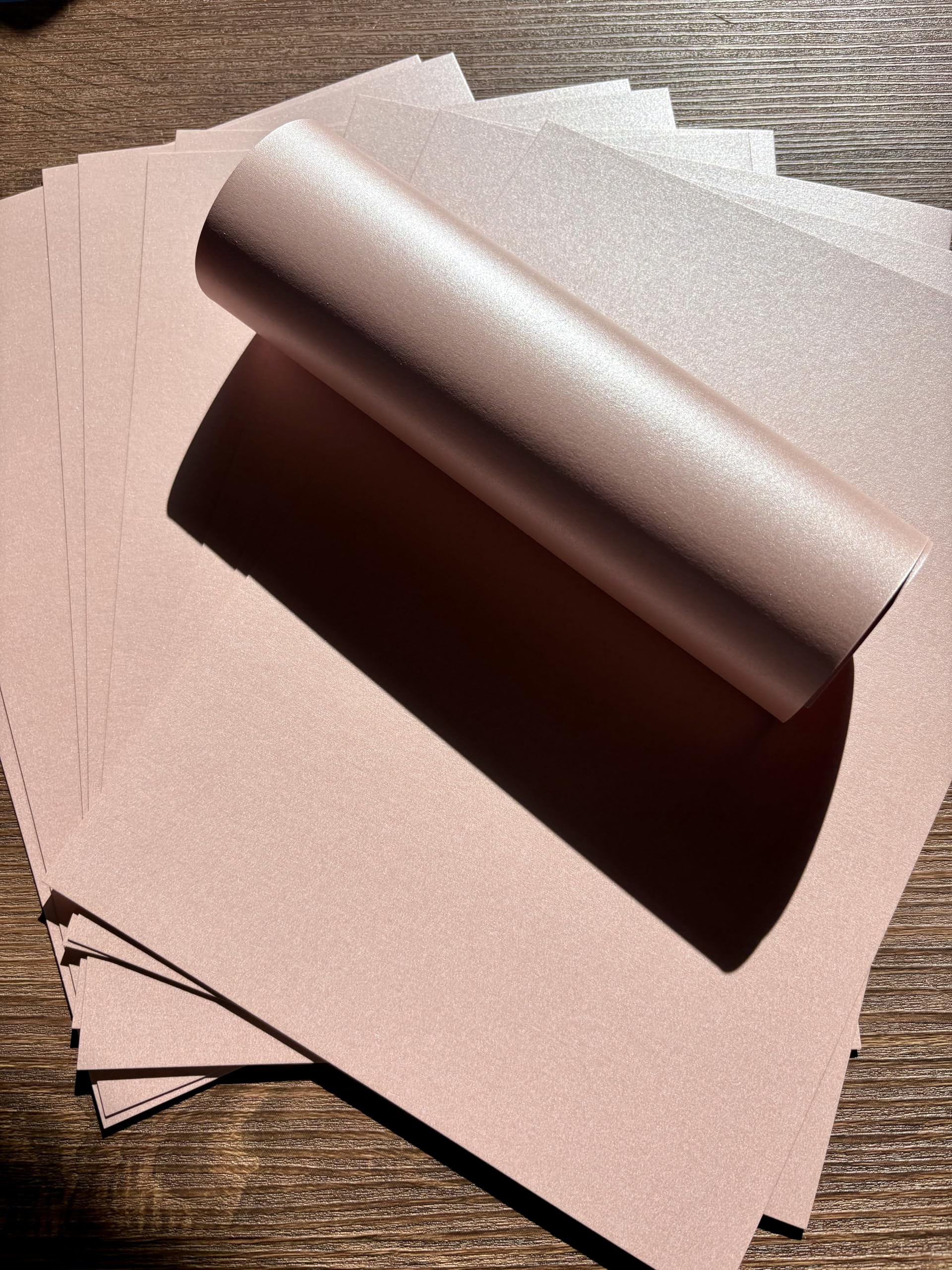 Fogli Per Tappezzeria Bianchi A4 - Design Floreale Goffrato, Carta Perlescente Scintillante, Confezione Da 10 - Foto 5