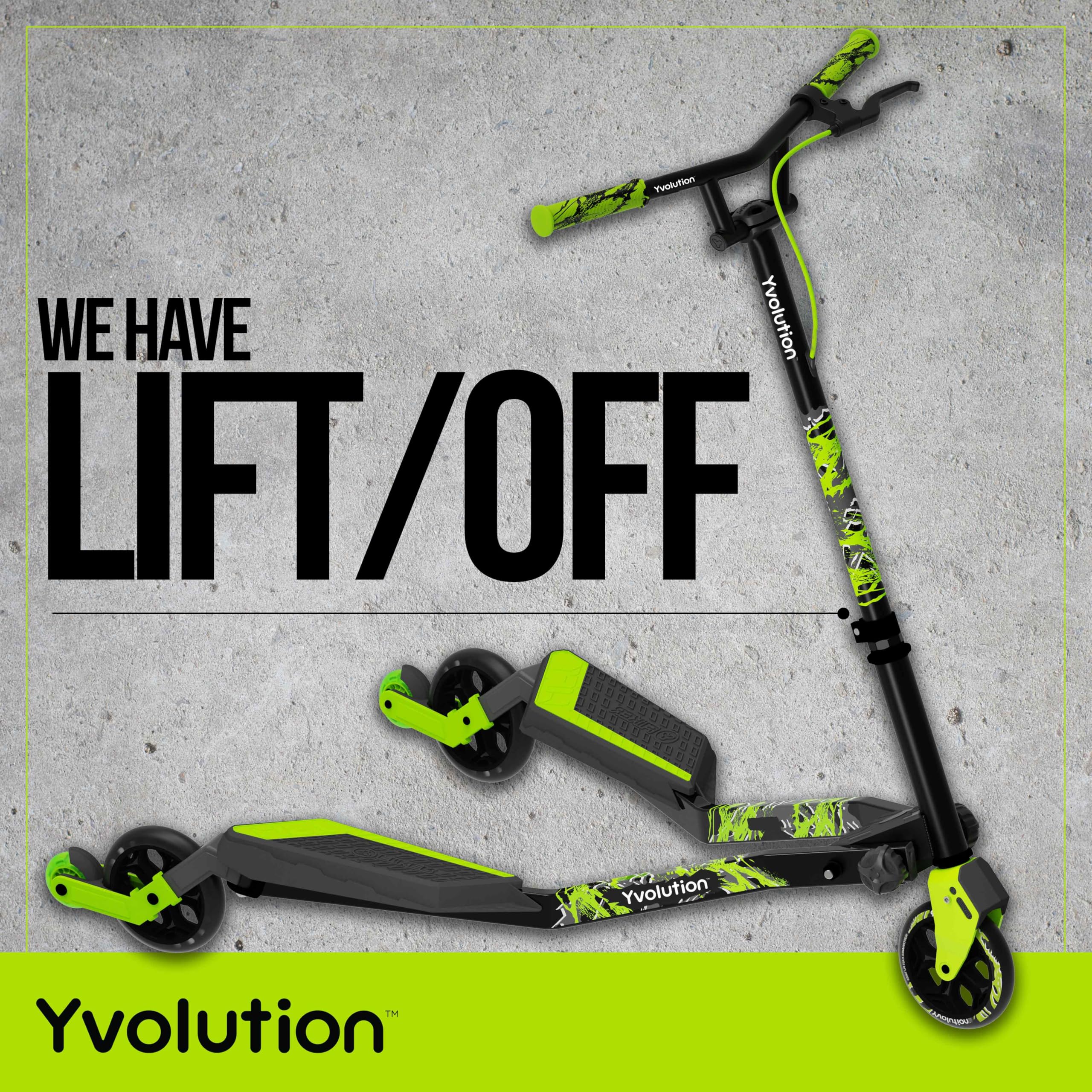 Amazon.com: Yvolution Y Fliker Lift | Swing Wiggle Carving Scooter