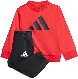 بدلة رياضية اسنشيالز لامعة بتصميم 3 خطوط من الصوف للأطفال من الجنسين من اديداس