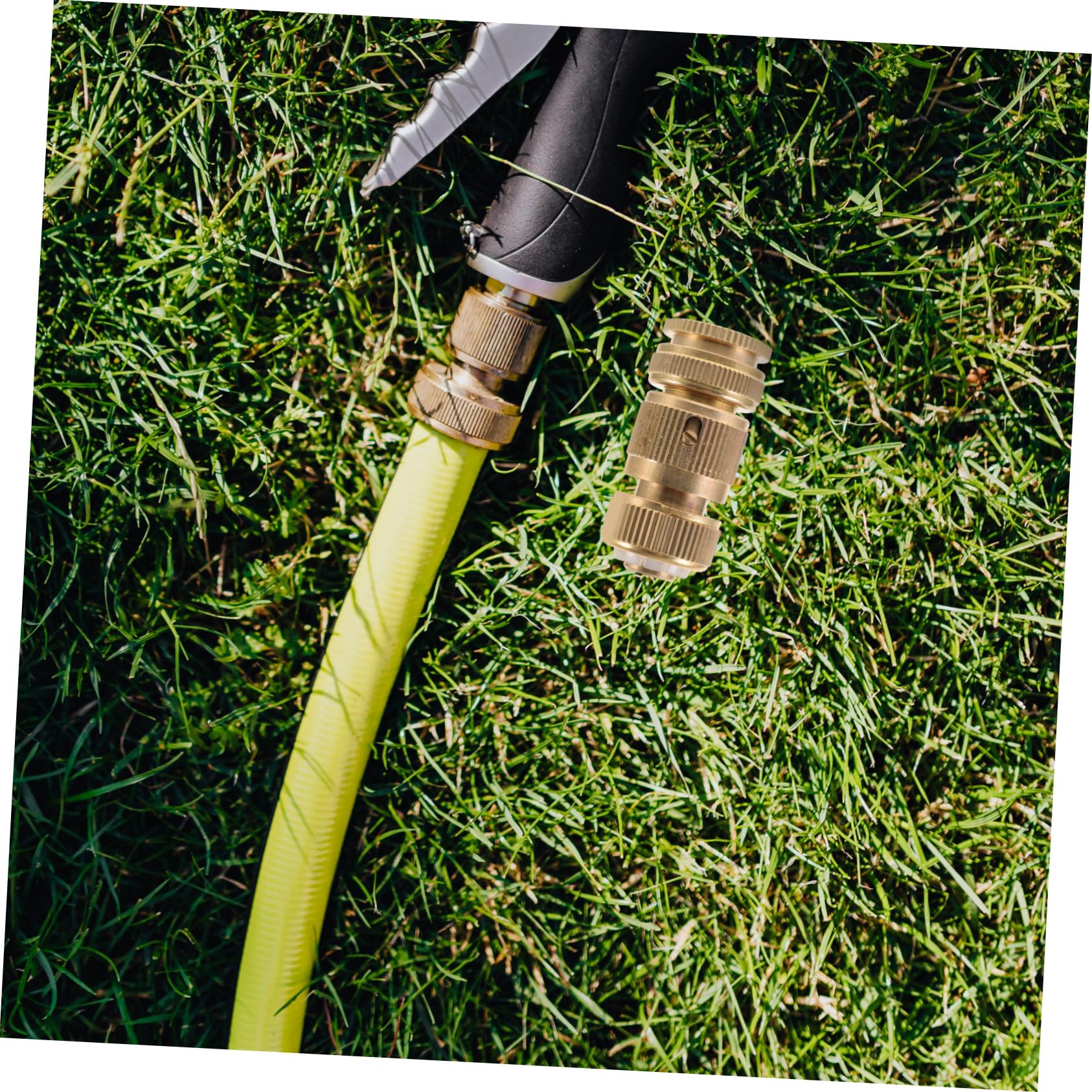 ULTECHNOVO 4 Paia Raccordo Rapido per Tubo da Giardino Connettore Sostitutivo per Tubo Flessibile Facile Installazione per Irrigazione e Lavaggio Auto