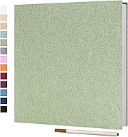 Vista 38 de Vienrose Álbum de fotos grande autoadhesivo para fotos de 4x6 8x10 10x12, álbum de recortes DIY, 40 páginas adhesivas con un bolígrafo metálico, Gris