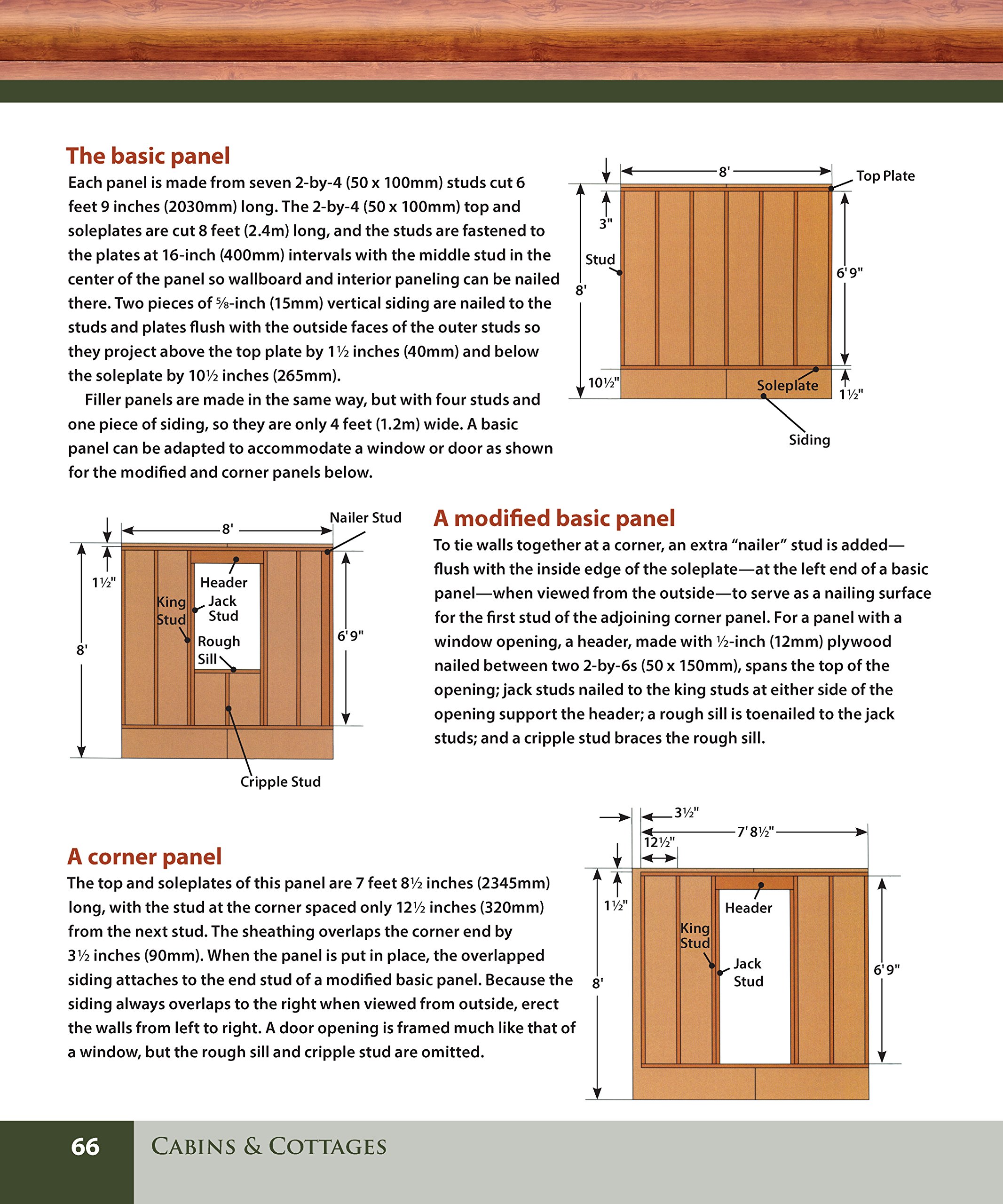 Cabins & Cottages: The Basics of Building a Getaway Retreat for Hunting, Camping, and Rustic Living