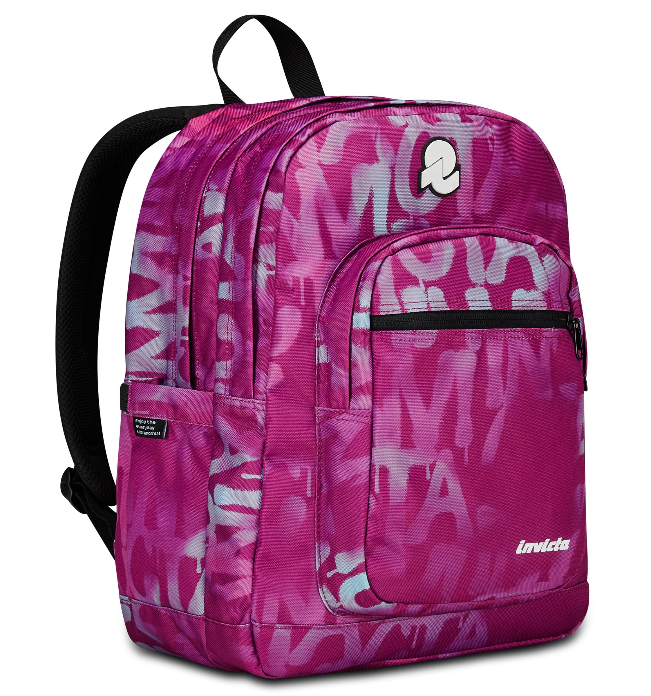 Invicta Jelek Zaino Scuola Media Ragazza, Scuola Elementare, Scomparto PC, Tasca Borraccia,viola