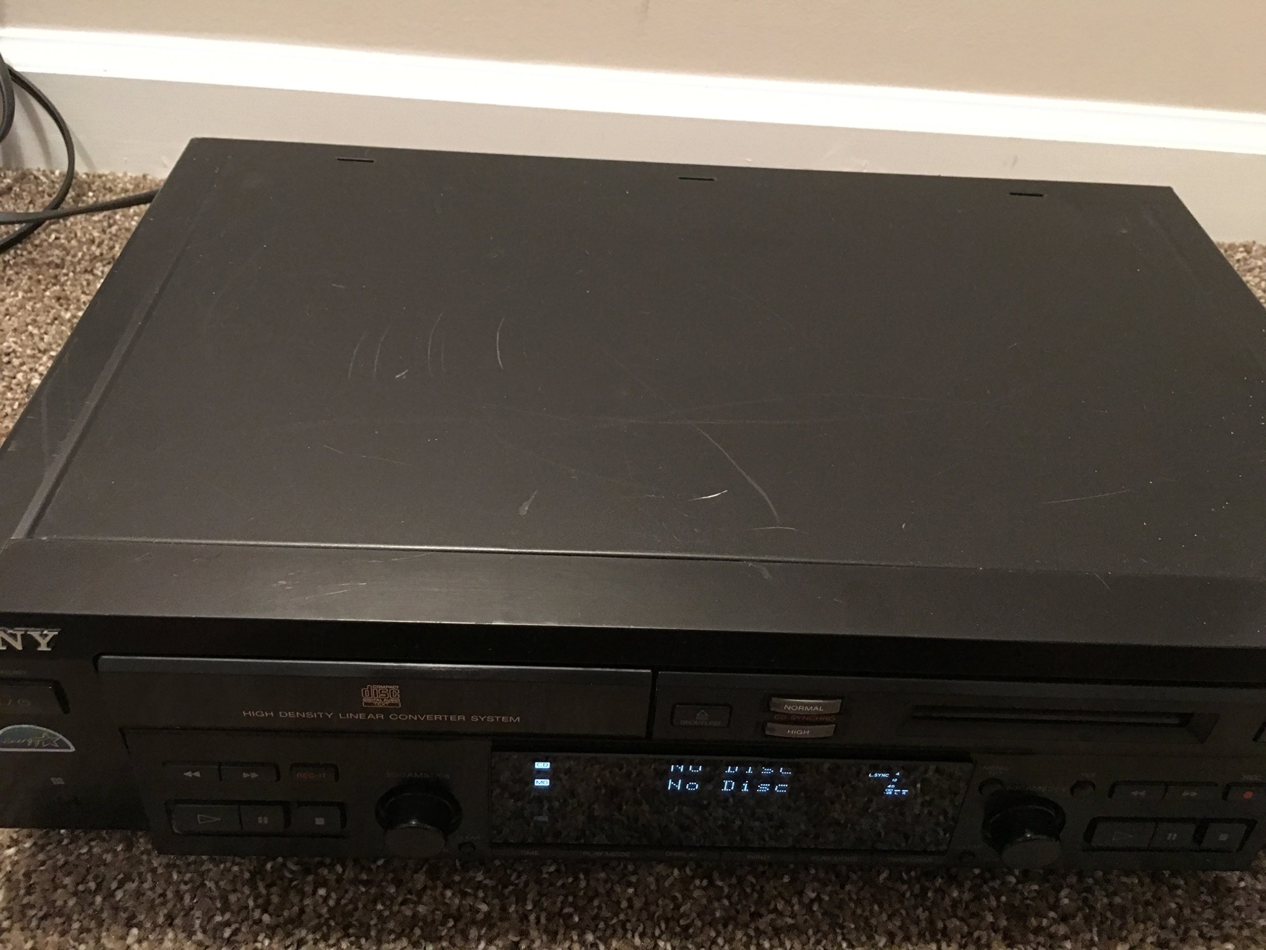 Sony Mxd-d40 MiniDisc Lecteur/enregistreur et Lecteur CD (Discontinued par Le Fabricant)