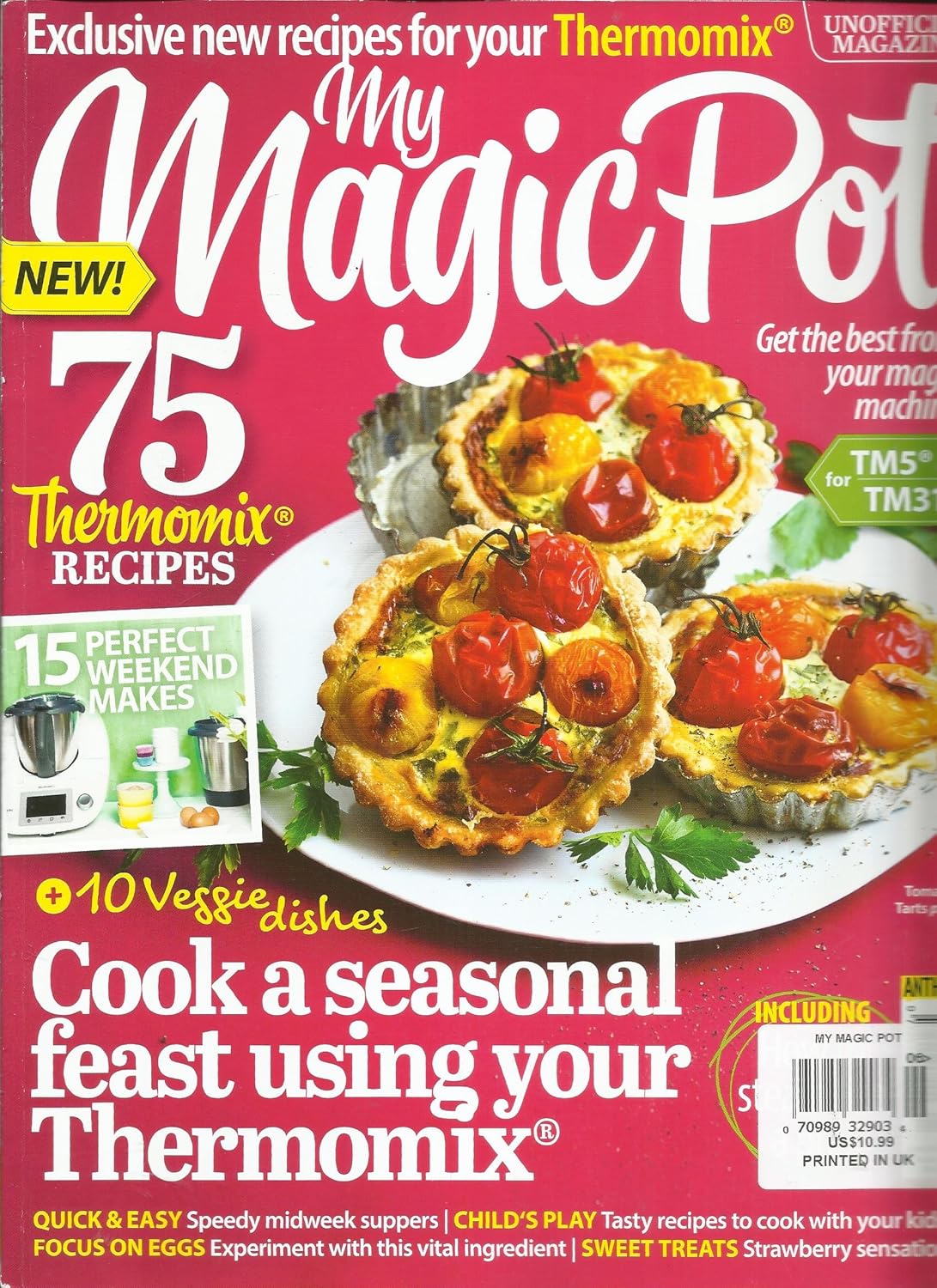 MY MAGIC POT MAGAZINE, COOK A SEASONAL FEAST USING YOUR THERMOMIX JUN/JUL,2017