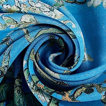 Long Charmeuse Silk Scarf Classic Art Print
