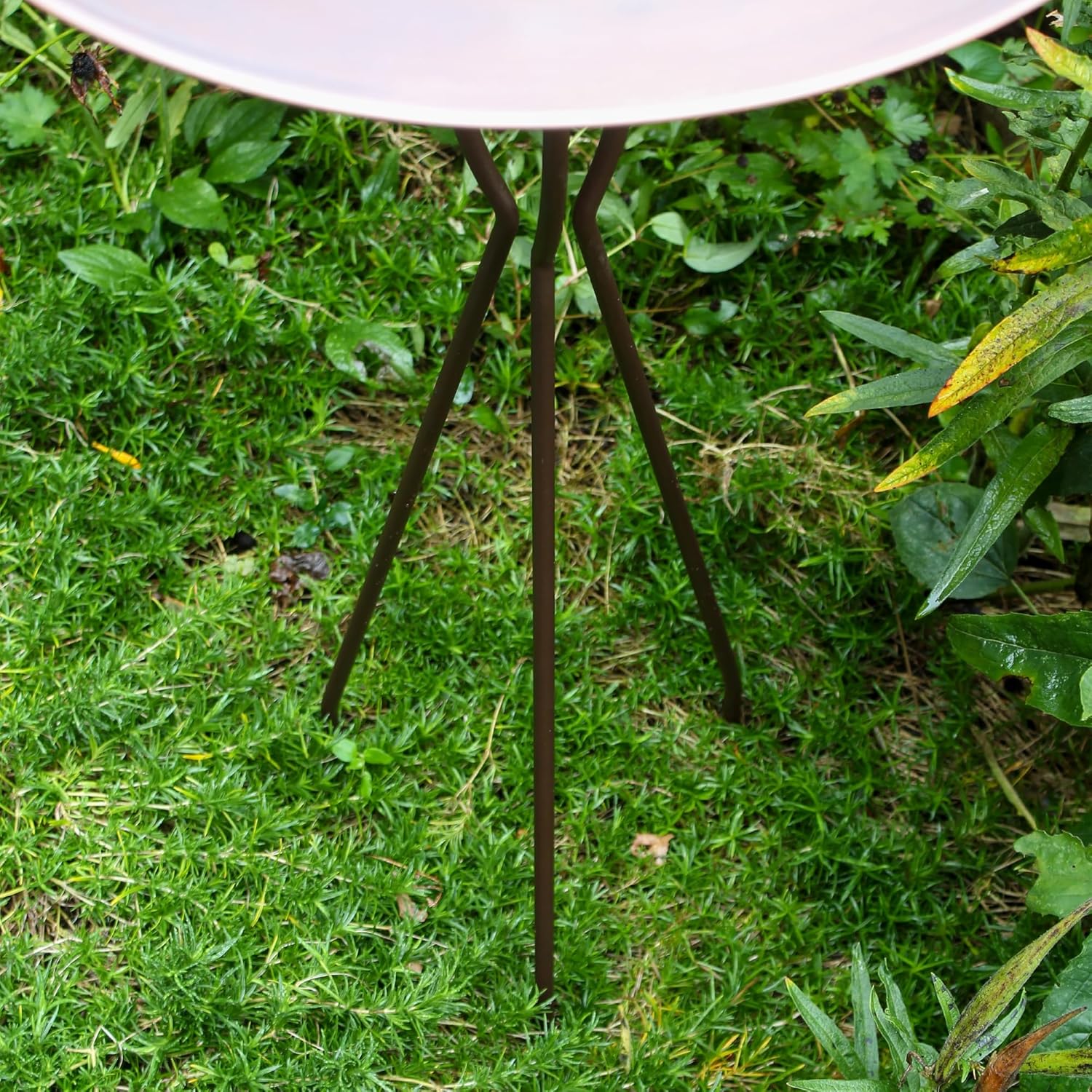 18" Classic Copper Birdbath- Stake