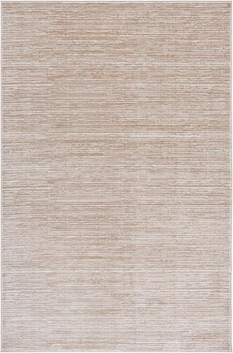 Vista 216 de SAFAVIEH Vision Collection VSN606F - Tapete de 6 pies x 9 pies, crema, moderno, ombré, no desprende pelo, fácil cuidado, para zonas de alto tráfico