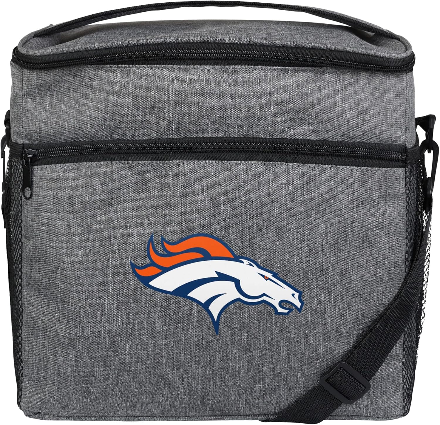 FOCO NFL Team Logo Heather Grey Soft-Sided Insulated 24-Pack Tailgate Cooler Bag