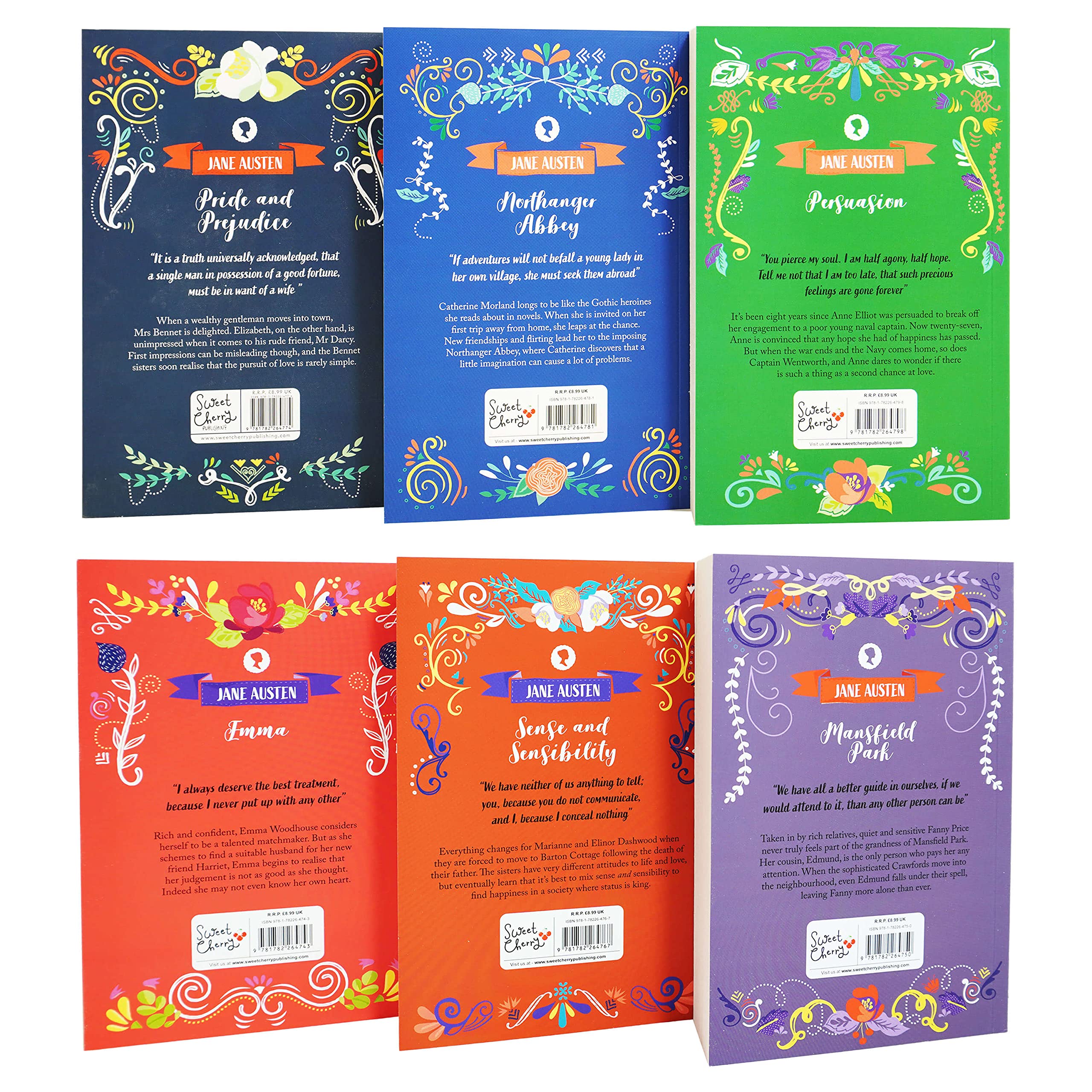 The Complete Jane Austen Collection - 6 Book Box Set (Sense and Sensibility, Pride and Prejudice, Mansfield Park, Emma, Northanger Abbey and Persuasion) - Image 3