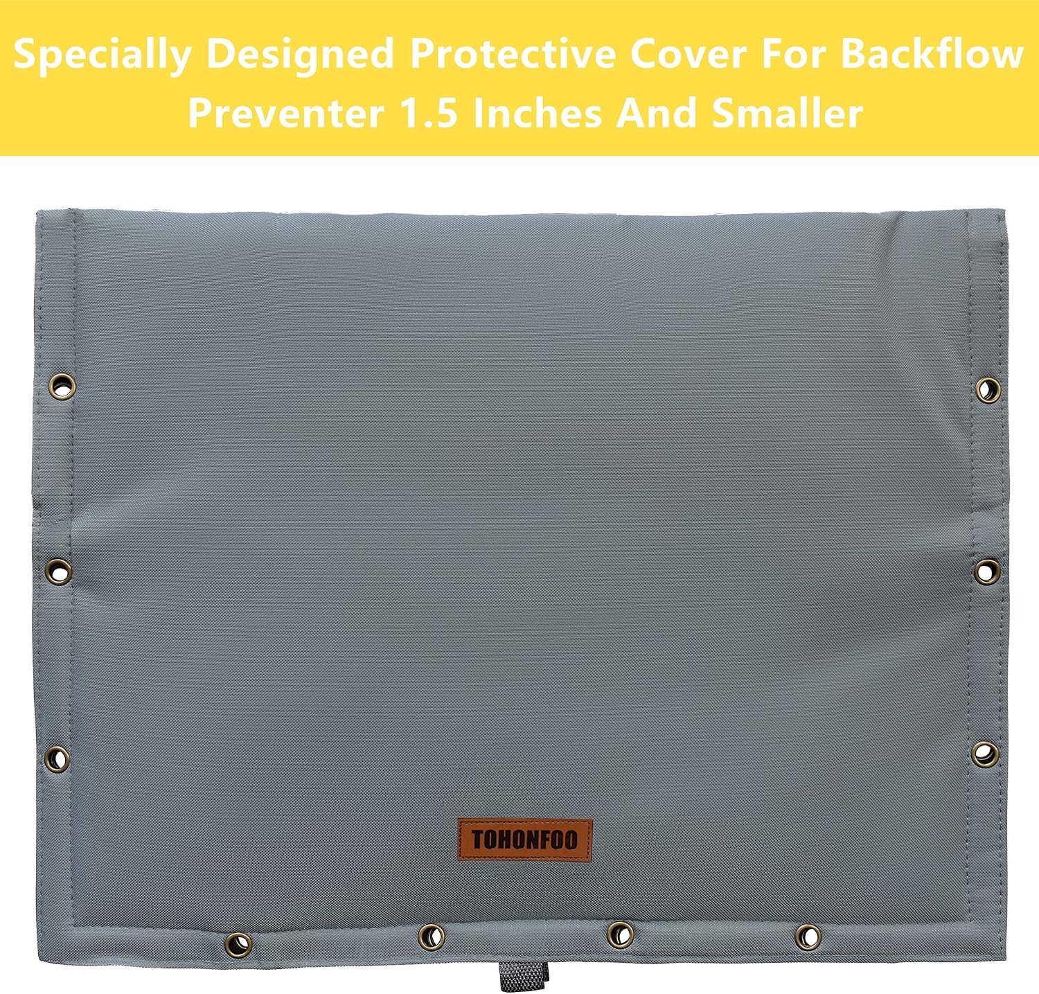 Backflow Preventer Cover Insulated Pouch - Pressure Reducing Value Cover - Winter Water Well Pump Covers Sprinkler Valve Cover Insulated - Protects from Severe Snow and Intense Sun