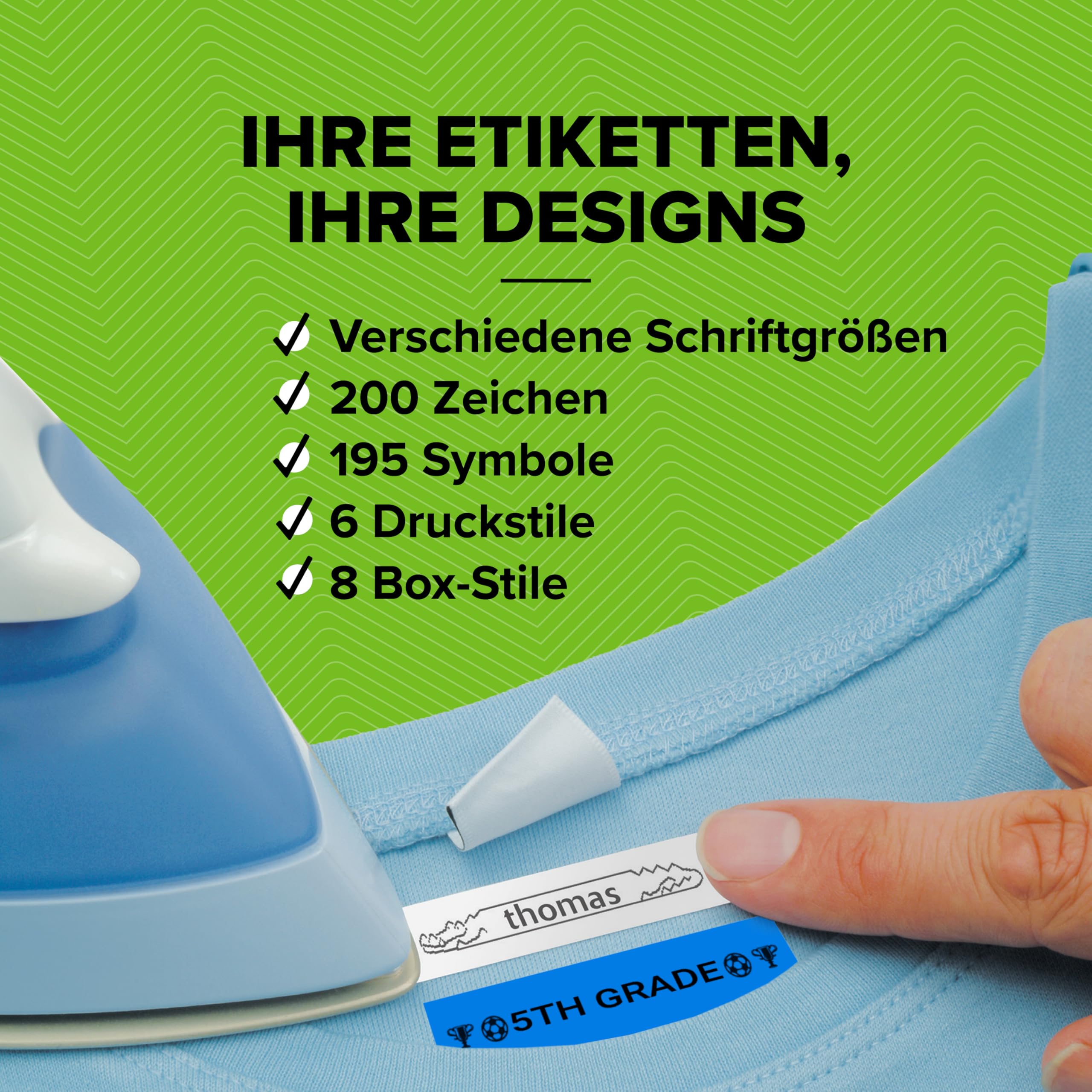 DYMO LetraTag LT-100H Beschriftungsgerät Handgerät, Tragbares Etikettiergerät mit ABC Tastatur, Blau