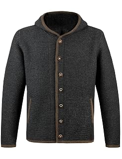 HerzSticht Herren Trachtenjacke (Modell: Wendelstein), Trachten Strickjacke - Amazon product rated Grade B