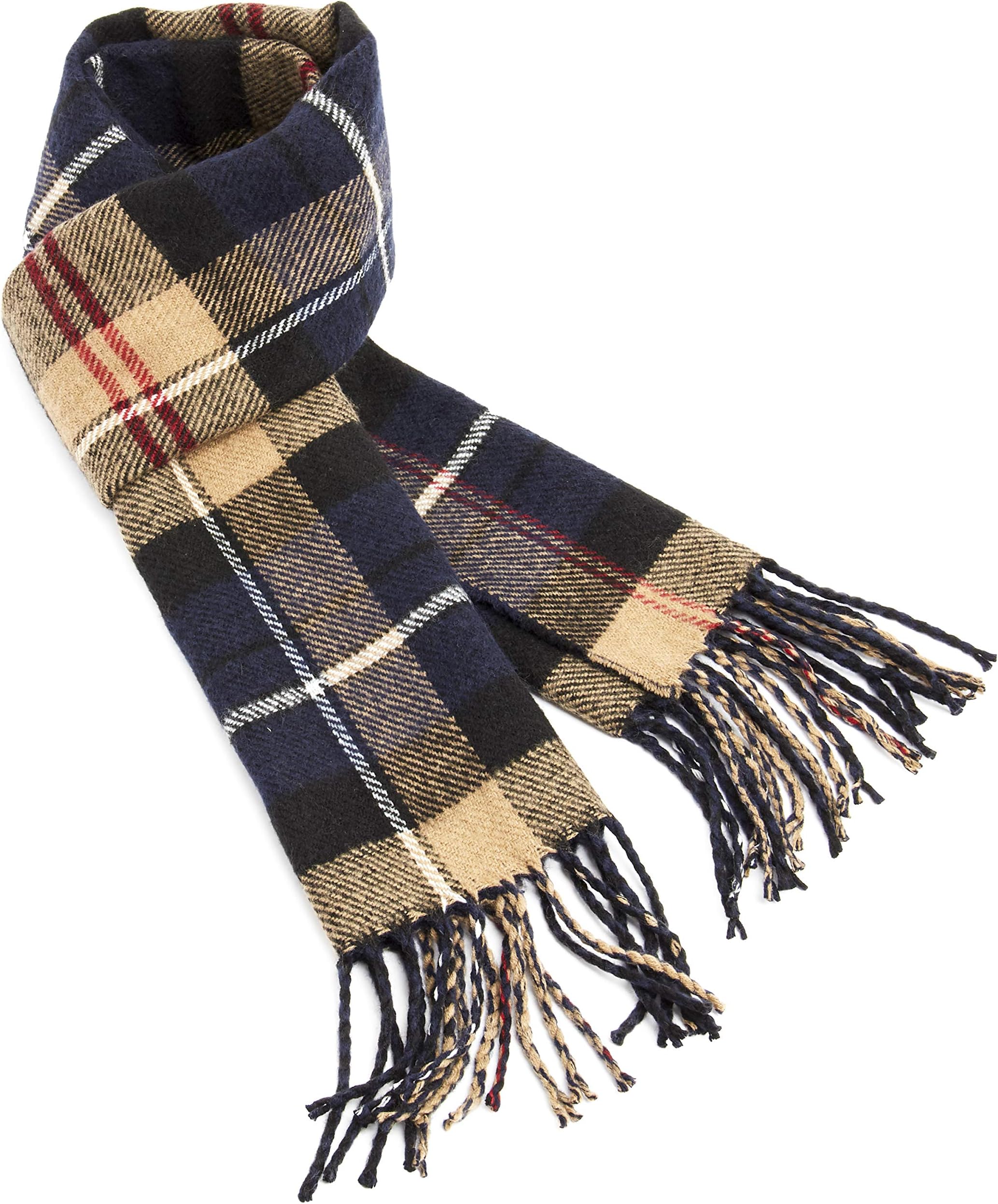 Mens Scarf, Reversible Tartan Scarf for Men, Mens Gifts