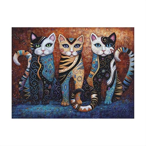 Kleo Cats 1000 Piece Jigsaw Puzzle by Paperblanks (Marjorie Sarnat Art)