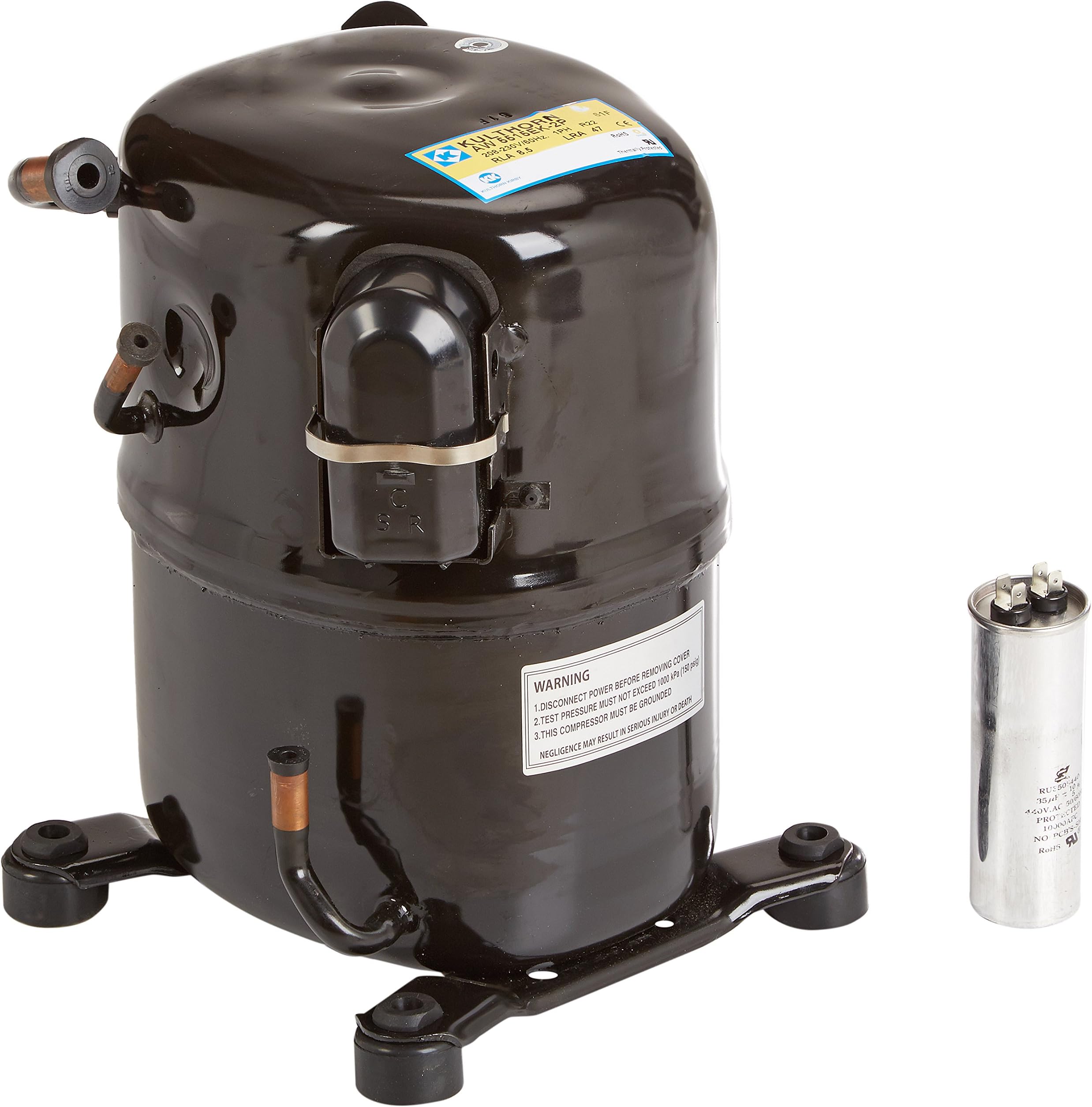 AW 5515EK-2 Air conditioning Compressor, Black