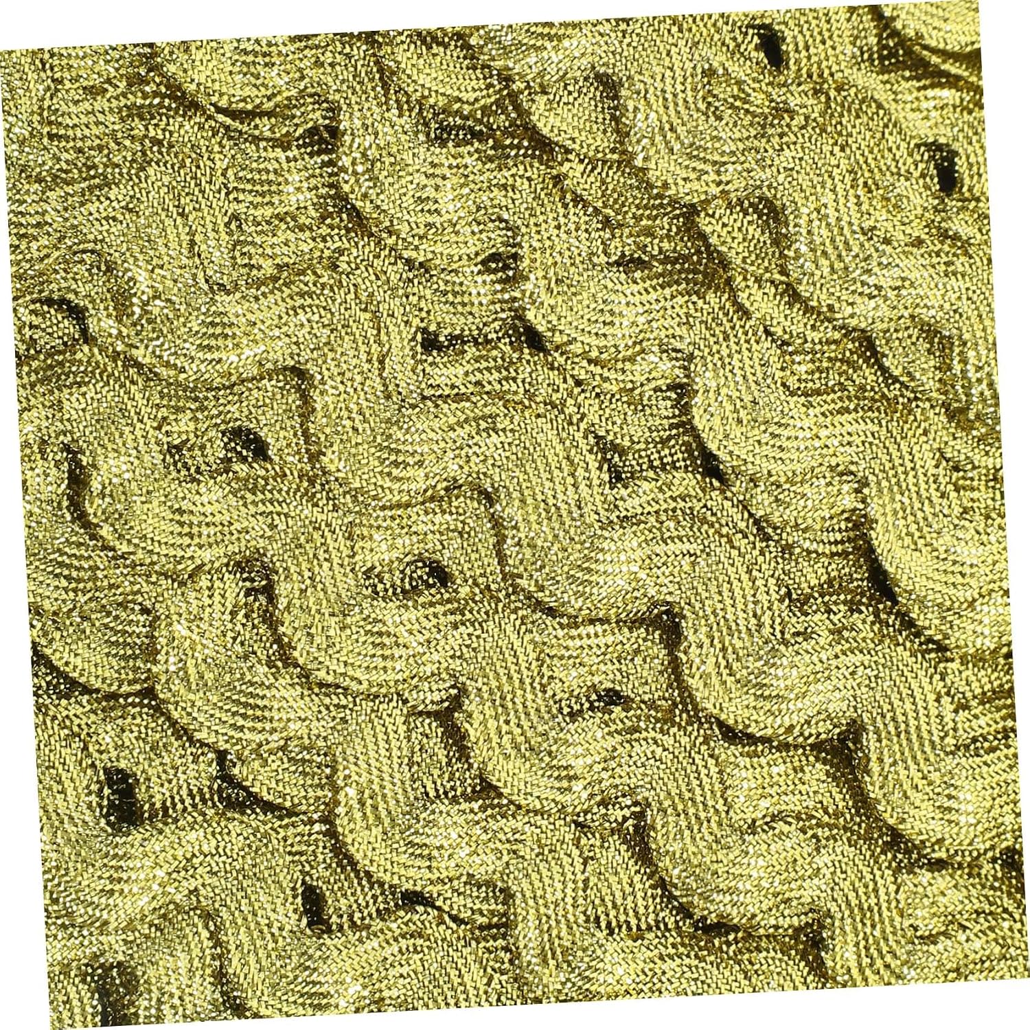 LIFKOME 2Rolls Wave Braid Trim Decorative Sewing Accessories for Clothing Upholstery Crafts Stylish Braided Lace for