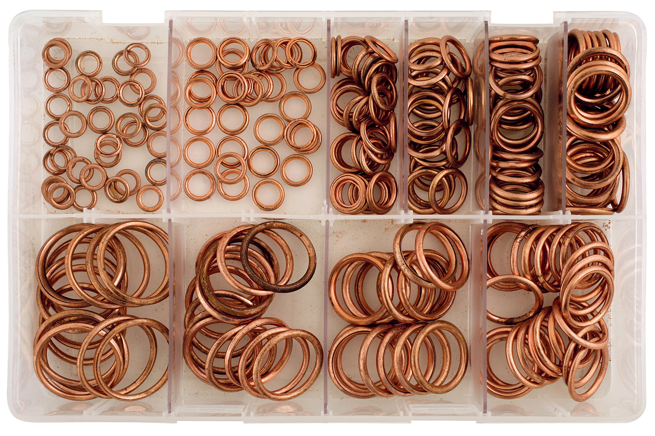 1x Connect Assorted Compression Washers Pk 250 Garage DIY Handy Work Home