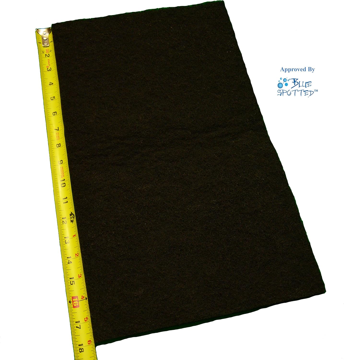 Professional Super Activated Carbon Pad, 18 Inch by 10 Inch, Options of Nitrate, Ammonia, Phosphate Remover Pads, and Dual Bonded Pads for Fresh Water & Saltwater Aquariums, Terrariums & Hydroponics!