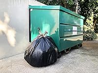 Vista 6 de Reli. SuperValue 65 Gallon Trash Bags 60 Count Made in USA Heavy Duty Black Multi-Use Garbage Bags