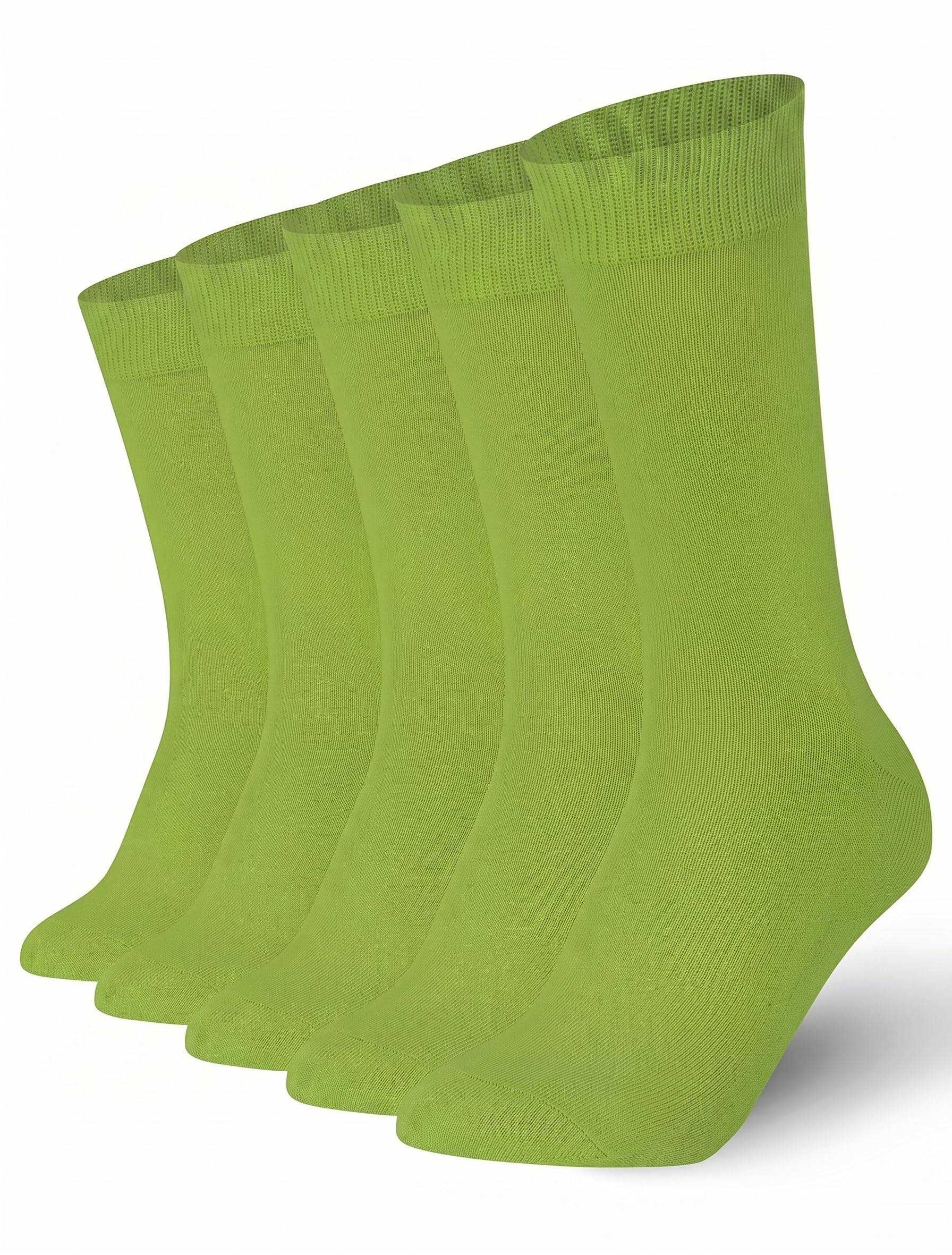 Mysocks Unisex Extra Fine Combed Cotton Crew Socks |5 Pairs Set | Seamless Toe | Make Your Steps Enjoyable