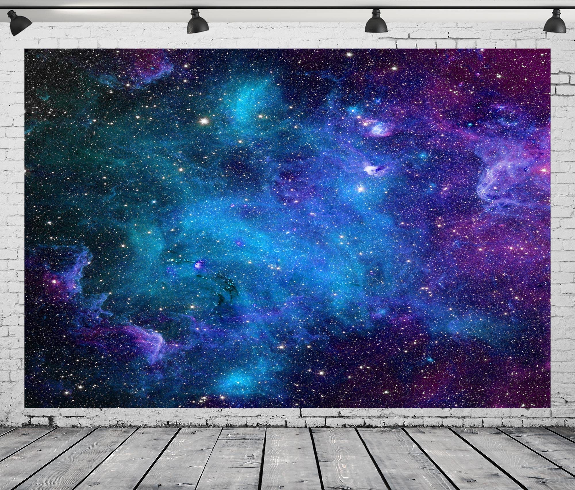 BELECO 3x2m Tela Galaxia Cósmica Telón de Fondo Decoración de Pared Cielo Estrellado Vía Láctea Estrellas Telón de Fondo Universo Espacio Tema Foto Fondo Fiesta de Cumpleaños Foto Props