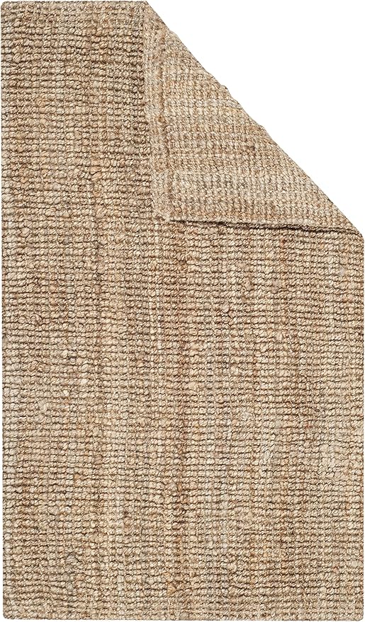 Tapete SAFavieh Natural Fiber Collection 2x4 pies Jute Marrón Natural miniatura 8