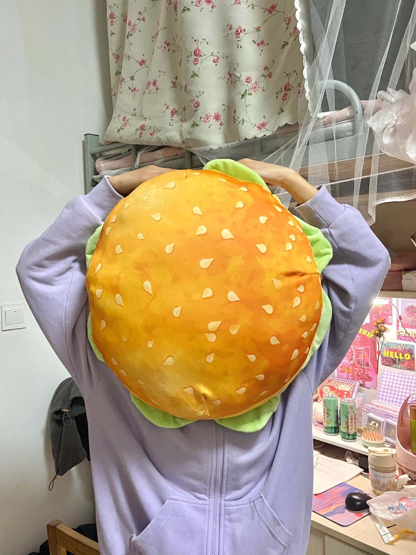 Amazon.com: MUALML Hamburger Pillow, Cheeseburger Pillow Plush