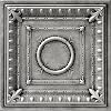 A LA MAISON CEILINGS R47 Romanesque Wreath Foam Glue-up Ceiling Tile (21.6 sq. ft./Case), Pack of 8, Antique Copper