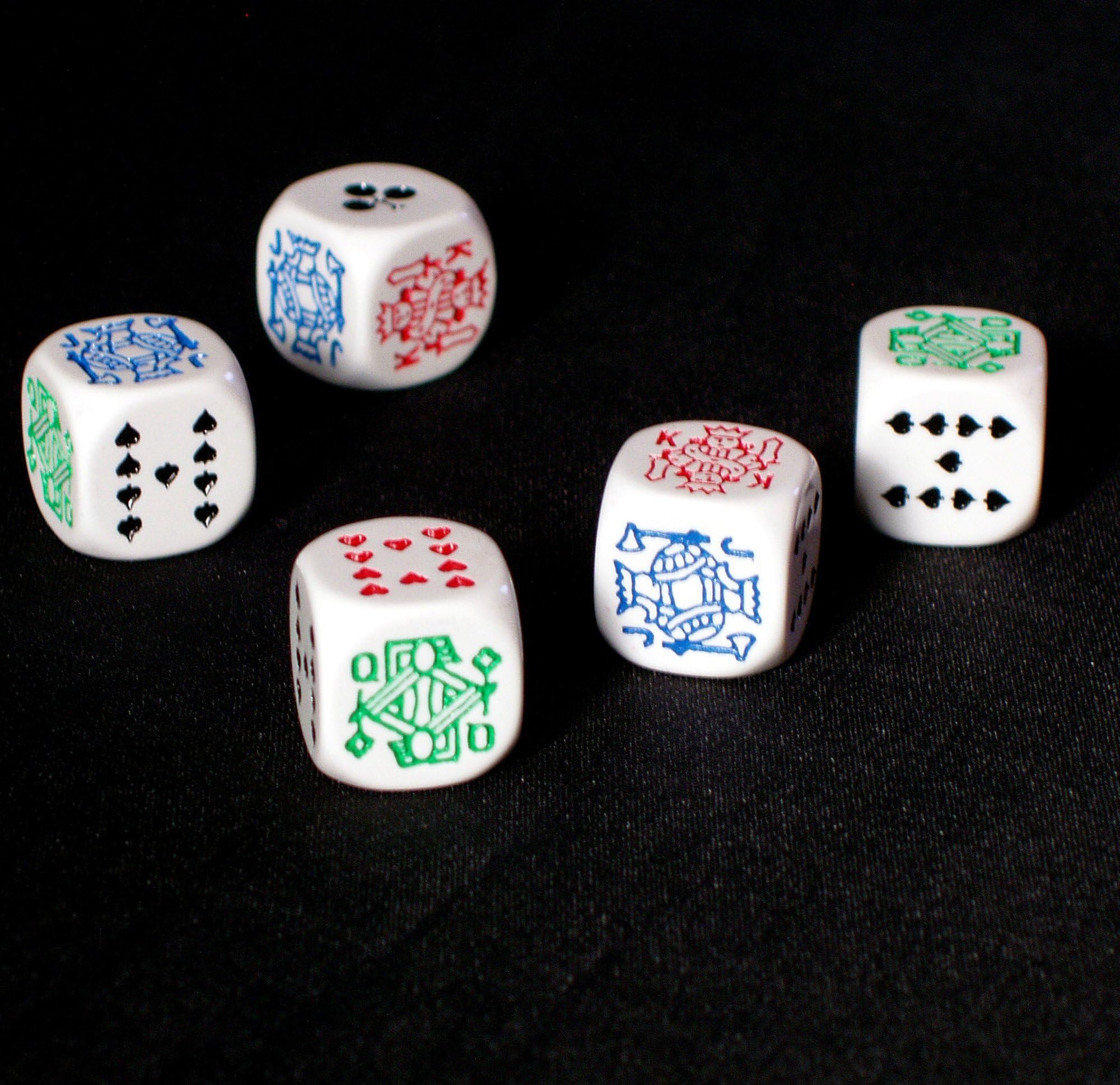Poker Dice/Liar Dice - Deluxe in Leather Case