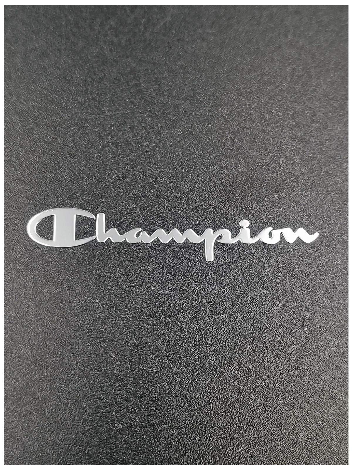Buy Wallner 2 pcs Metal Adhesive Champion Badge Chrome Decal Logo Vinyl