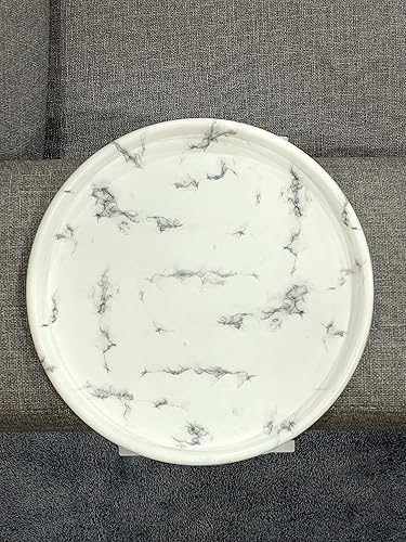 Miniatura 5 de Mesa con clip de brazo para sofá con estampado de mármol, mesa con bandeja para reposabrazos, bebidascontrol remoto, soporte para aperitivos