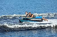 Vista 5 de Airhead G-Force Inflatable Towable Tube 2-4 Rider Models Dual Tow Points Full Nylon Cover Kwik-Connect Patented Speed Valve Boat Tubes