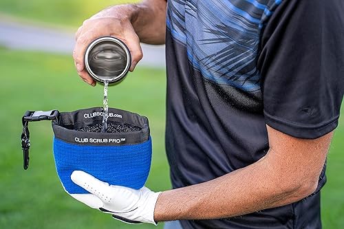 Miniatura 6 de Club Scrub Bolsa de limpieza para palos de golf y pelotas de golf, forro impermeable con tecnología de cara limpia, clip desmontable, lavable a