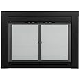 Pleasant Hearth AN-1012 Fireplace Screen, Large, Black