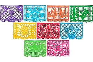 9-Panel Papel Picado Party Supply