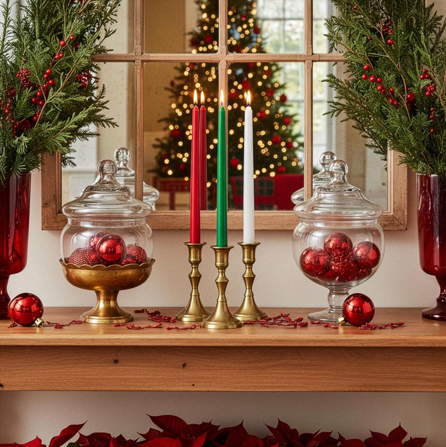 Royal Imports Unscented Taper Candles, Tall Elegant, Dripless & Smokeless, Hand-Dipped for Wedding, Christmas, Holiday, Home Decor - 9-Hr Burn - Set of 36