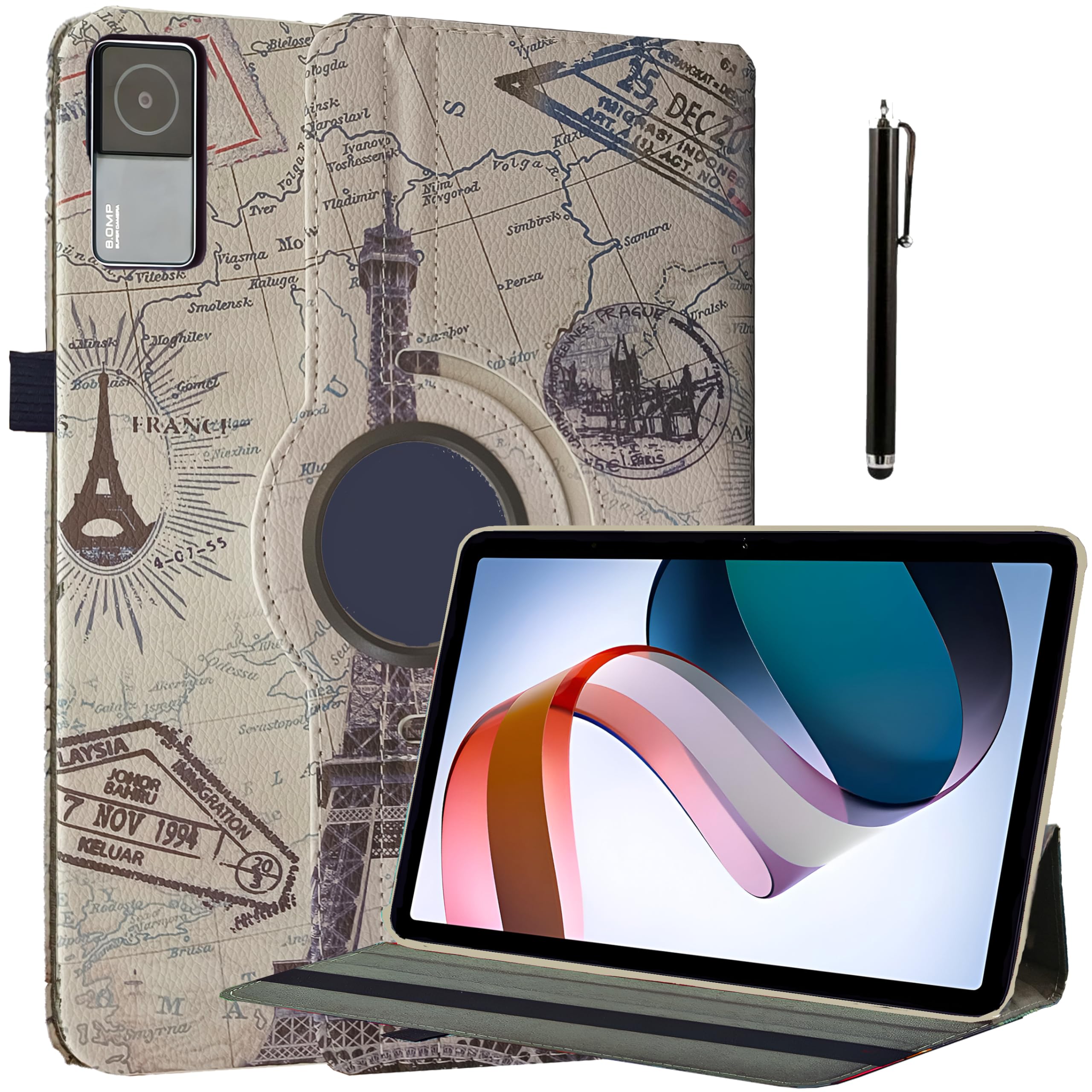 See full amazon price history chart for ProElite Cover for Redmi Pad 10.6 inch Case Cover, 360 Rotatable Smart Flip Case Cover for Redmi Pad 10.6 inch Tablet with Stylus Pen, Eiffel ProElite Cover for Redmi Pad 10.6 inch Case Cover, 360 Rotatable Smart Flip Case Cover for Redmi Pad 10.6 inch Tablet with Stylus Pen, Eiffel (B0CYWZM6H9) Amazon Price History, Amazon Price Tracker